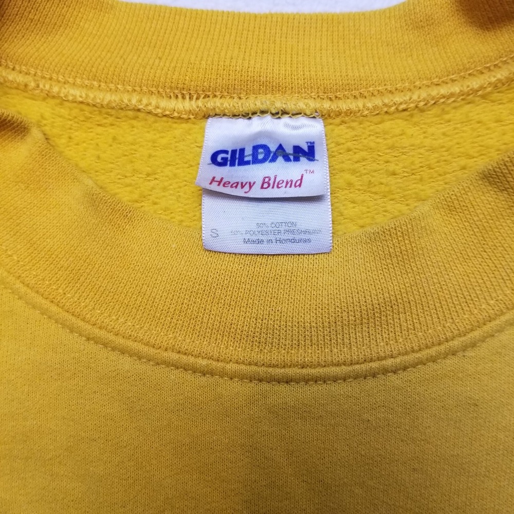 Sigma Alpha Epsilon Frat  SAE university of Washington yellow Crew Neck Size Sm - Picture 6 of 15